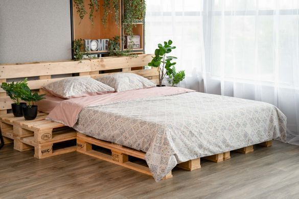 ARDESTO КПБ 1.5сп Gloria, підковдра 160х220см, простирадло 160х220см, наволочки (2) 50х70см, 100% бавовна, сатин, азулежу рожевий