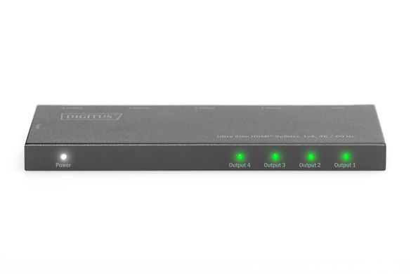 Digitus Видеосплиттер HDMI (INx1 - OUTx4), 4K, Ultra Slim DS-45317 фото