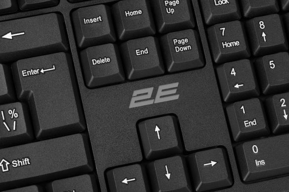 2E Комплект клавиатура и мышь MK401 USB-A, EN/UK/RU, чёрный 2E-MK401UB фото