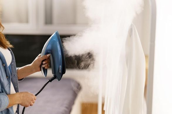 Gorenje Праска-парогенератор, 3000Вт, 1500мл, паровий удар -160гр, дисплей, керам. підошва, синій SGD3000BBK фото