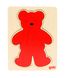 Пазл-вкладиш goki Різнобарвні ведмедики 4 - магазин Coolbaba Toys