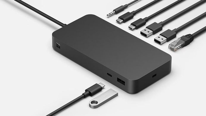 Microsoft Surface Док-станція із зарядним пристроєм Microsoft Docking Station 165 W - Thunderbolt 4 T8I-00001 фото