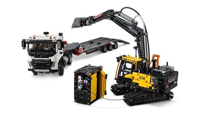 LEGO Конструктор Technic Грузовик Volvo FMX и Электрический экскаватор EC230 42175 фото