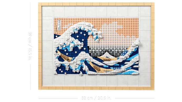 Конструктор LEGO ART Хокусай, «Велика хвиля» 31208 фото