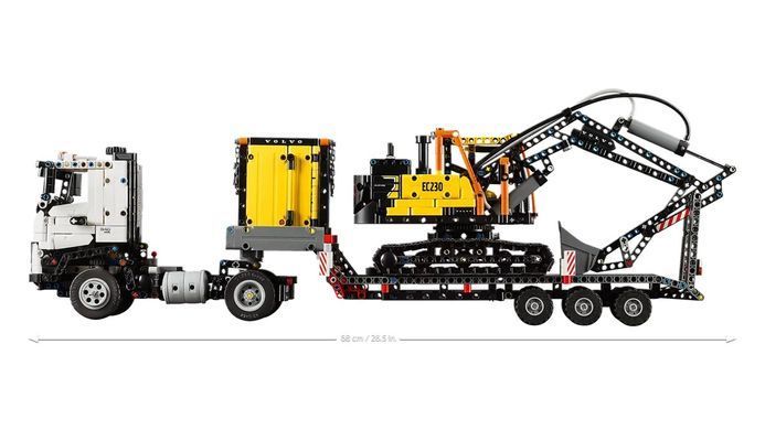 LEGO Конструктор Technic Грузовик Volvo FMX и Электрический экскаватор EC230 42175 фото