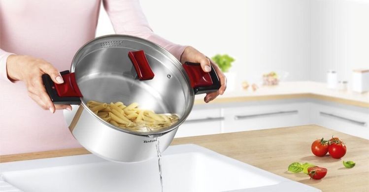 Набір посуду Tefal Cook&Clip, 10 предметів, нерж.сталь G723SA74 фото