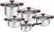 Набір посуду Tefal Cook&Clip, 10 предметів, нерж.сталь 1 - магазин Coolbaba Toys
