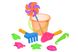 Набір для гри з піском Same Toy з Повітряною вертушкою (помаранчеве відро) 9 од. 1 - магазин Coolbaba Toys