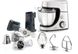 Tefal Кухонная машина Masterchef Gourmet 1100Вт, чаша-нержавеющая сталь, корпус-металл, насадок-6, серый 1 - магазин Coolbaba Toys