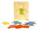 Пазл-вкладиш goki Різнобарвні ведмедики 1 - магазин Coolbaba Toys