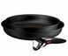 Tefal Набір посуду Tefal Ingenio Excellence+, 3 предмети, алюміній, нержавіюча сталь, бакеліт, чорний 1 - магазин Coolbaba Toys
