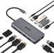 Acer Хаб USB-С > 2xUSB-A3.2/2xUSB-A2.0/SD/TF/2xHDMI/1xDP/1xRJ45/mini-jack, 0.15м, сірий 2 - магазин Coolbaba Toys
