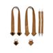 Nuvita Сумка MyMia ручки эко-кожа, коврик, ремни для коляски, бежево-коричневый 7 - магазин Coolbaba Toys