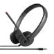 Lenovo Гарнитура ПК стерео Stereo Analog Headset, черный 1 - магазин Coolbaba Toys