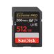 Карта пам'яті SanDisk SD 512GB C10 UHS-I U3 R200/W140MB/s Extreme Pro V30 1 - магазин Coolbaba Toys
