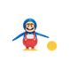 Игровая фигурка с артикуляцией SUPER MARIO - МАРИО-ПИНГВИН (10 cm, с аксессуаром) 2 - магазин Coolbaba Toys
