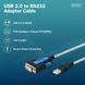 Digitus DIGITUS USB to DB9 RS232 cable with FT232RNL Chipset Transparent PVC Jacket, 1.8 m 4 - магазин Coolbaba Toys