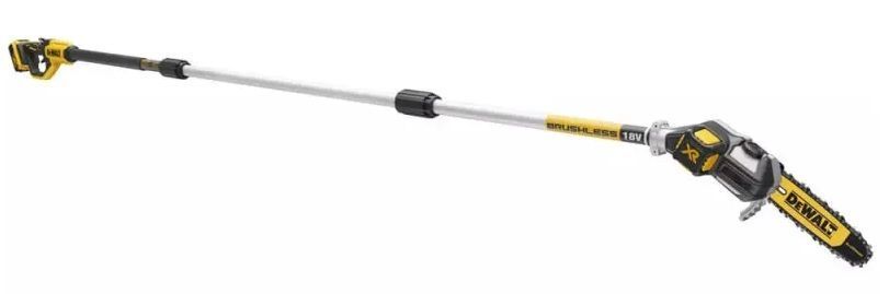 DeWALT Висоторіз ланцюговий акумуляторний безщітковий 18В шина 20см штанга 180-280см 4.0кг без АКБ та ЗП DCMPS567N фото