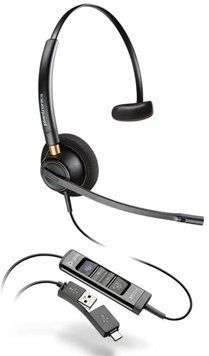 Poly Гарнітура комп'ютерна моно On-ear EncorePro 515-M, USB-A, всеспрямований, чорний 783R1AA фото