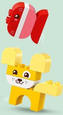 LEGO Конструктор LEGO DUPLO My First Чарівні творчі домашні улюбленці 3 в 1 10477- фото