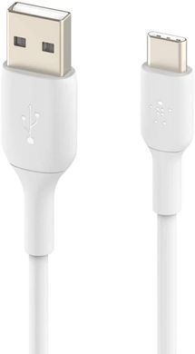 Belkin Кабель USB-A > USB-C заряджання/синхронізації 2м, 15Вт, Type-C, PVC, білий CAB001BT2MWH фото