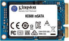 Накопитель SSD Kingston mSATA 256GB SATA SKC600 SKC600MS/256G фото