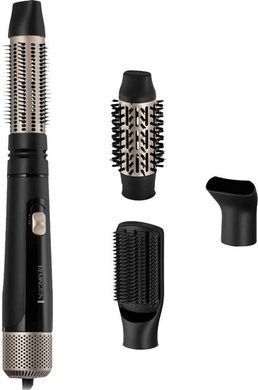 Remington Фен-щітка Blow Dry & Style Caring, 1000Вт, 2 режими, іоніз-я, хол. обдув, чохол, кераміка, чорно-золотий AS7500 фото