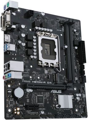 ASUS Материнcька плата PRIME H610M-R D4-SI s1700 H610 2xDDR4 M.2 HDMI VGA DP mITX WHITE BOX WITH ACCESSORY 90MB1B40-M0ECY0 фото