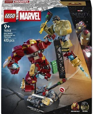 LEGO Конструктор LEGO Super Heroes Легендарна битва: Халкбастер vs. Халк 76343 фото
