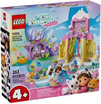 LEGO Конструктор Gabby's Dollhouse Гора солодощів і сад Кітті 11205 фото
