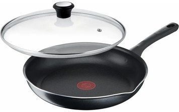 Tefal Сковорода с крышкой Day by Day, 20см, с крышкой, алюминий, бакелит, стекло, черный B5580223UA фото