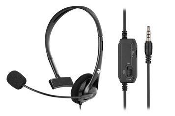 2E Гарнітура ПК моно On-ear CH11 mini-jack, omni-mic, 1.2м, чорний 2E-CH11MJ фото