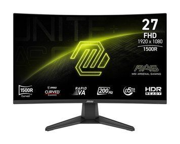 MSI Монітор 27" MAG 276CF-E20 2xHDMI, DP, Audio, VA, 200Hz, 0.5ms, sRGB 98%, CURVED, AdaptiveSync 9S6-3CE11M-032 фото