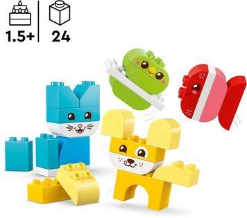 LEGO Конструктор LEGO DUPLO My First Чарівні творчі домашні улюбленці 3 в 1 10477- фото