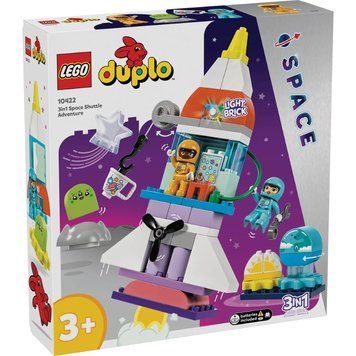 LEGO Конструктор DUPLO Town Приключения на космическом шаттле 3-в-1 10422 фото
