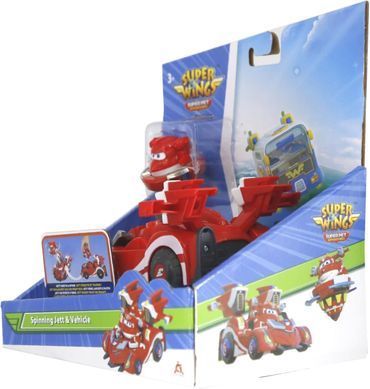 Super Wings Игровой набор Spinning Vehicle Джетт (Jett) EU770310 фото