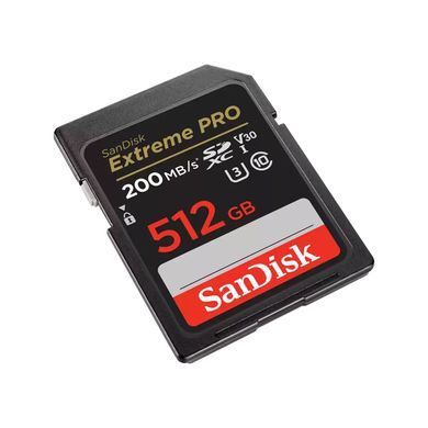 SanDisk Карта памяти SD 512GB C10 UHS-I U3 R200/W140MB/s Extreme Pro V30. SDSDXXD-512G-GN4IN фото
