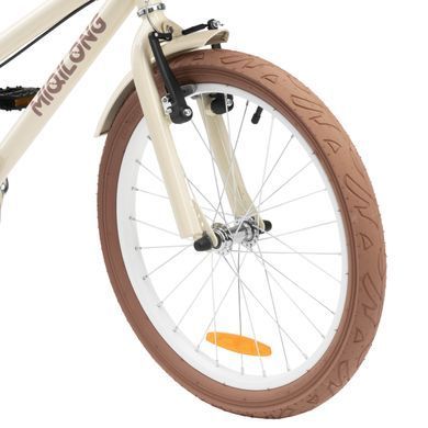 Miqilong Детский велосипед RM 20" бежевый RBB-RM20-BEIGE фото