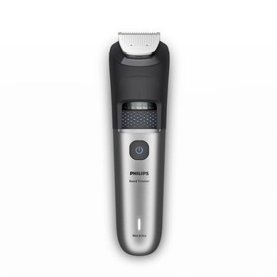 Philips Триммер Philips Series 7000 для бороды и усов, акум., сталь, чорно-серебристый BT7670/15 фото