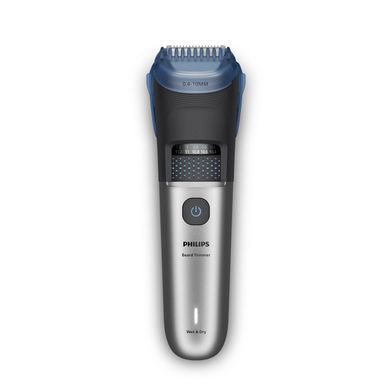 Philips Триммер Philips Series 7000 для бороды и усов, акум., сталь, чорно-серебристый BT7670/15 фото