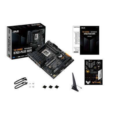 ASUS Материнcкая плата TUF GAMING B760-PLUS WIFI s1700 B760 4xDDR5 M.2 HDMI DP Wi-Fi BT ATX 90MB1ER0-M1EAY0 фото