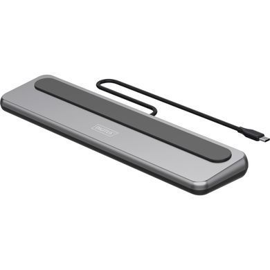 Digitus Док-станція USB-C > 2xHDMI/1xDP/3xUSB-A/USB-C/RJ54/PD/Audio DA-70919 фото