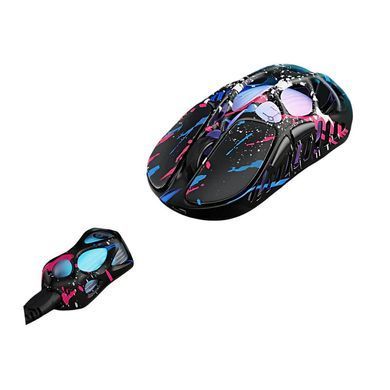 GravaStar Миша Mercury X Pro, 8K, BT/WL/USB-A, RGB, Neon Graffiti GS_X_PRO_CG_BLK фото
