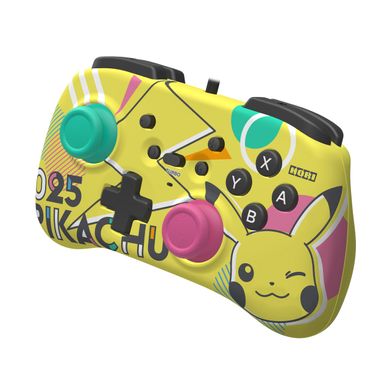 Геймпад дротовий Horipad Mini (Pikachu Pop) для Nintendo Switch, Yellow 873124009033 фото