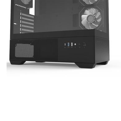 Zalman Корпус Chronix без БП, 1xUSB3.0, 1xUSB2.0, 1x Type C, 2x120мм ARGB Reverse, 1x120мм ARGB, VGA 410мм, LCS ready, TG Side/Front Panel, ATX, чёрный CHRONIXBLACK фото