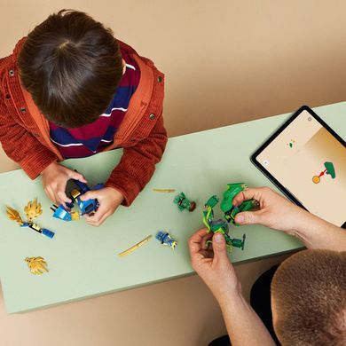 LEGO Конструктор LEGO Ninjago Битва робота дракона Джея 71853 фото