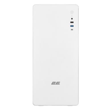 2E Gaming Корпус Credo V500W без БЖ, 1xUSB3.0, 1х USB 2.0, 1xUSB Type-C, 1x120мм, VGA 310мм, ATX, білий 2E-V500W фото
