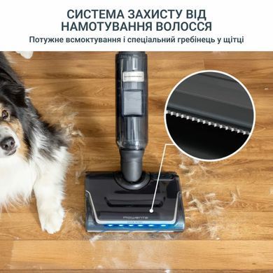 Rowenta Cordless VC Rowenta X-Clean 7, 250W, dust cont -0.5L, battery operation up to 50min, weihgt-4.2kg, НЕРА, black GZ5736E0 фото