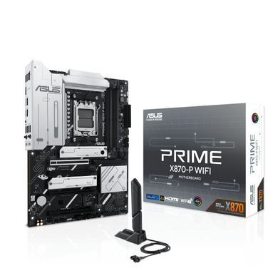 ASUS Материнcька плата PRIME X870-P WIFI sAM5 X870 4xDDR5 M.2 HDMI WiFi BT ATX 90MB1IS0-M0EAY0 фото