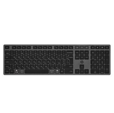HP Клавіатура мембранна 720 Multi-Device Rechargeable, 109key, WL/BT, EN/UK, чорний 9T5B1AA фото